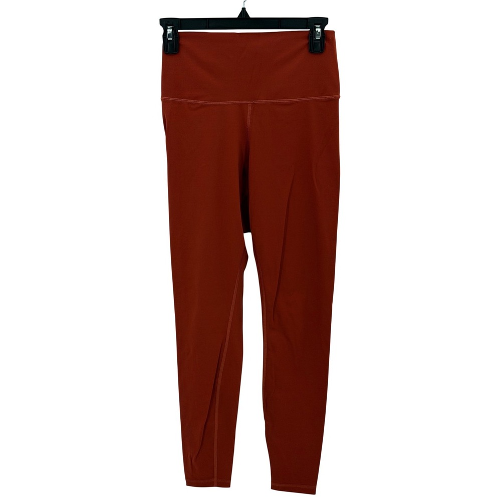 Everlane Leggings Womens Medium Orange Rust Stretch Yoga Athleisure ReNew Active